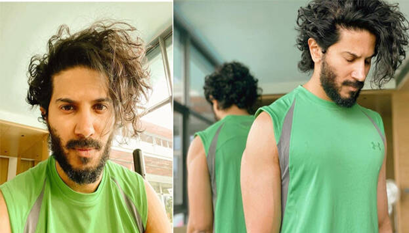 Dulquer Salmaan gets busy 'rocking some curls'
