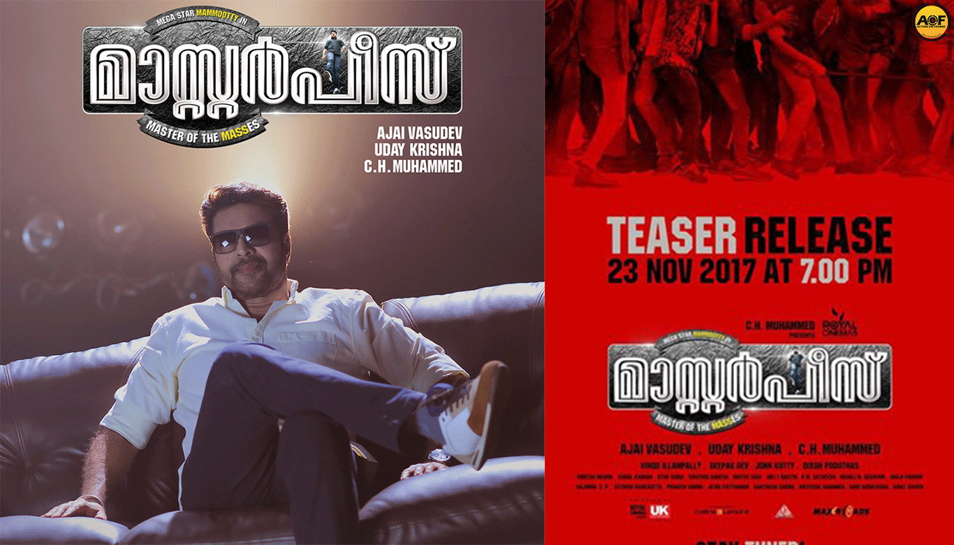Finally! Mammootty's 'Masterpiece' Teaser To Be Out Tomorrow