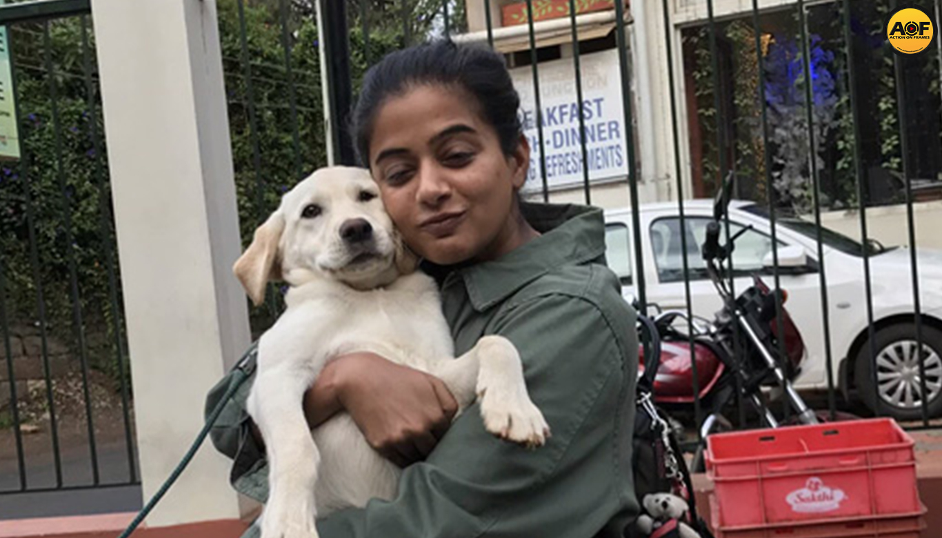 Priyamani's crush on a canine in Coonoor