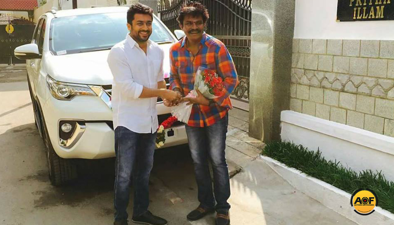 Suriya Gifts Fortuner to Director Hari for Singam 3 Success