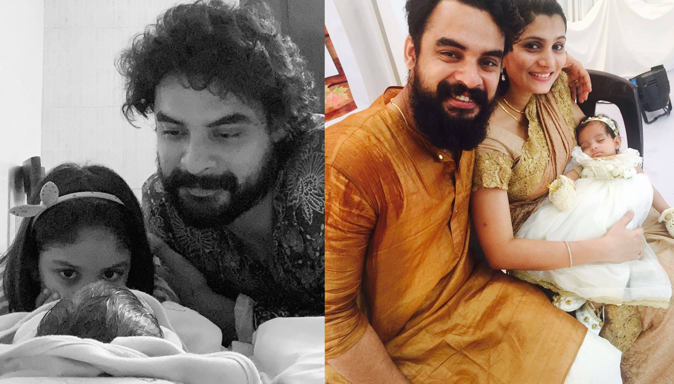 Tovino Thomas share new baby born pic