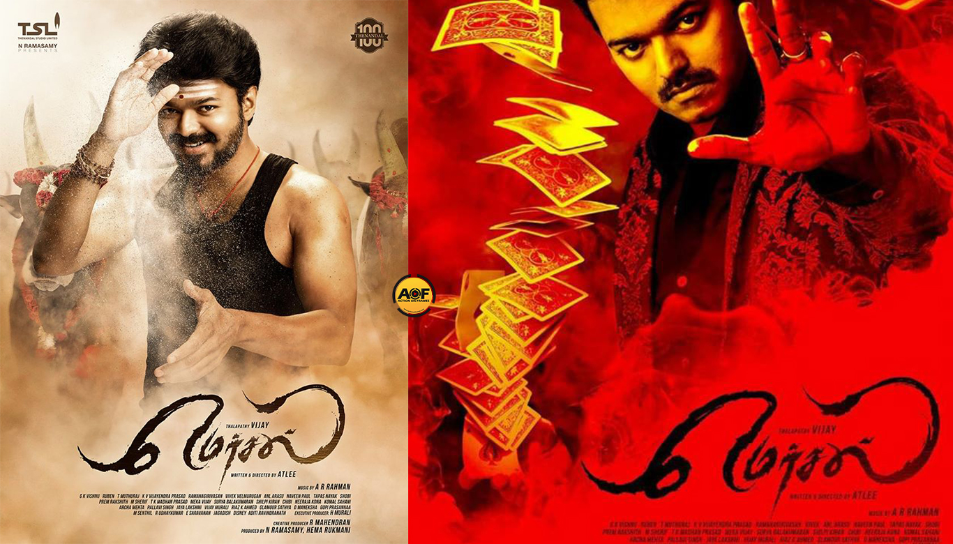 Vijay 61 Gets The Title Mersal! Mersal Looks Like An Aggressive Jallikattu Bull!