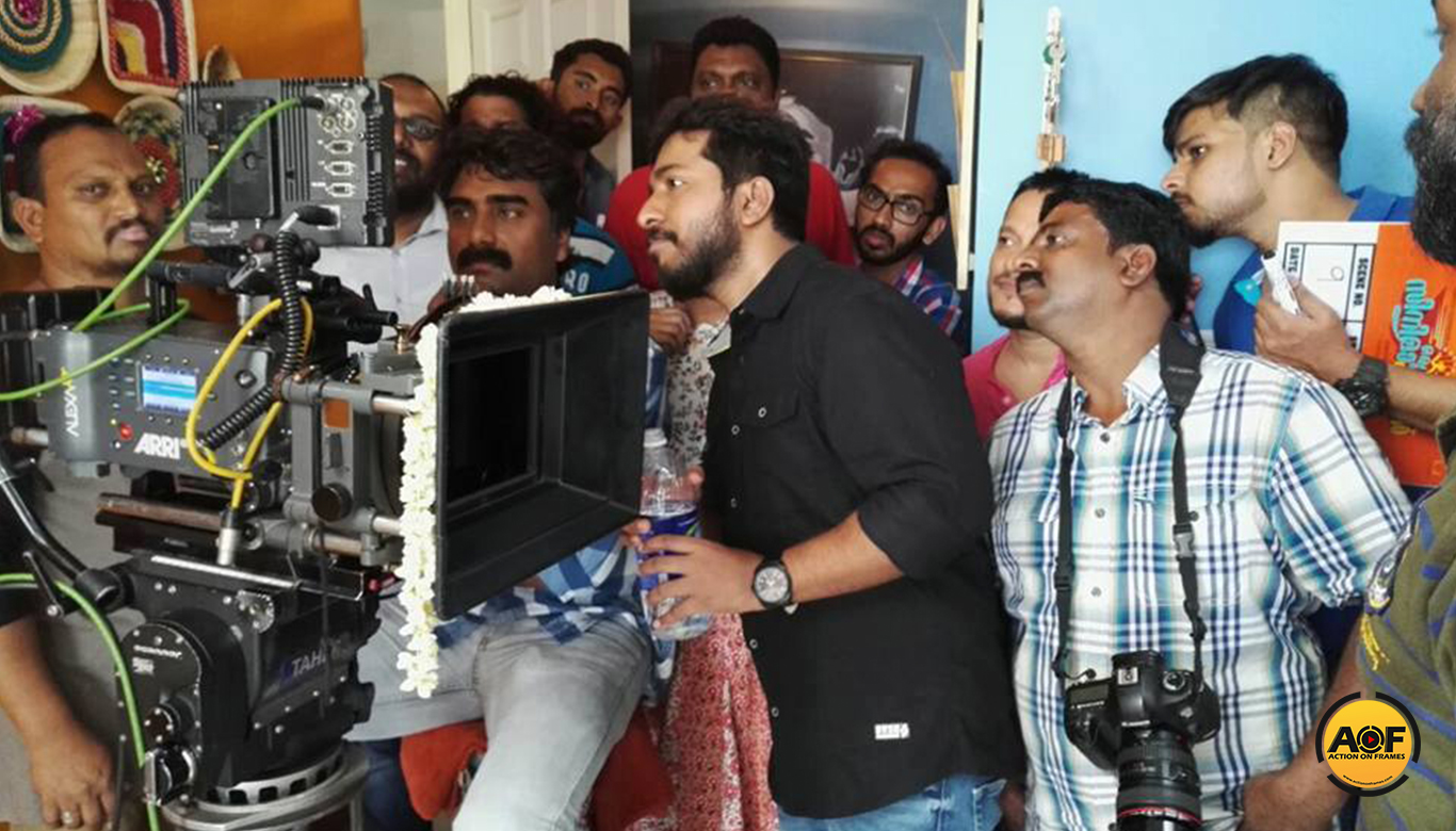 Vineeth Sreenivasan-Rejisha Vijayan film " OruCinemakkaran"  shooting progress in kochi