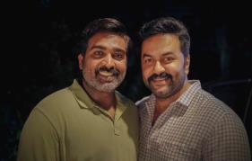 Indrajith shares picture with Vijay Sethupathi