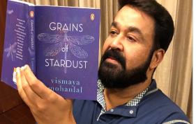 Mohanlal proudly presents his daughter’s book