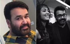 Mohanlal wishes his daughter Vismaya a warm birthday.