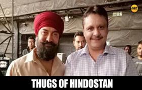 REVEALED! Aamir Khan’s bearded LOOK with a red turban from the sets of Thugs Of Hindostan!