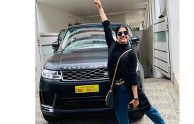 Rashmikas touching message to fans on buying a swanky car