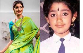 We can not skip the childhood image of Divya Unni from the set of Pookkalam Varavayi