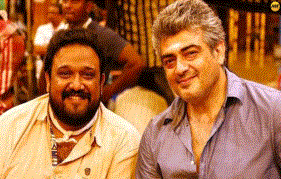 Who is Ajith's heroine in Viswasam?